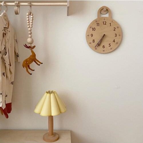 Modern Silent Digital Clock Wood Wall Hanging Clocks for Living Room Children Kids Bedroom Office Decoration Table Home Decor