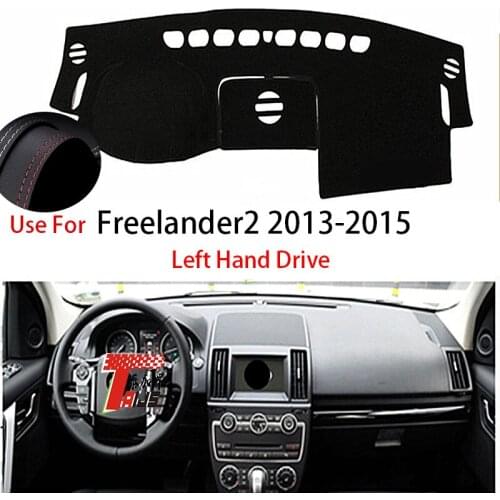 TAIJS Factory Protective Casual Leather Car Dashboard Cover For LAND ROVER Freelander2 2013 2014 2015 Left hand drive