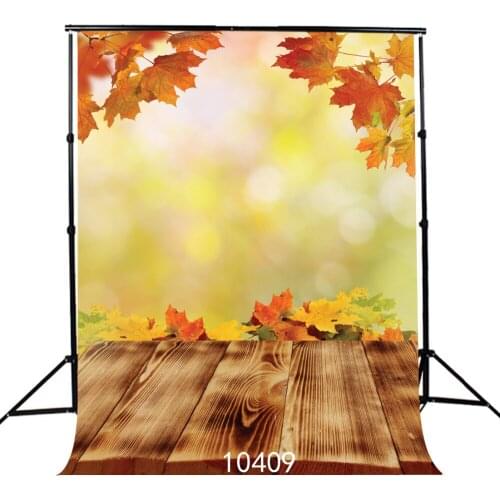 Customized Art Fabric Photography Backdrops For Child Photo Studios Drops Newborns Photo Background Autumn Fallen Leaves