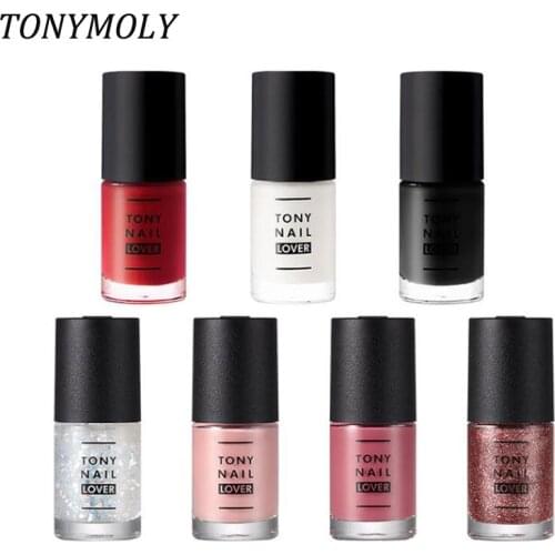 TONYMOLY Tony Nail Lover 8ml UV Nail Gel Polish Soak Off Gel Nail Polish Lacquer Base Top Coat Nail Art Varnish Art New Arrival