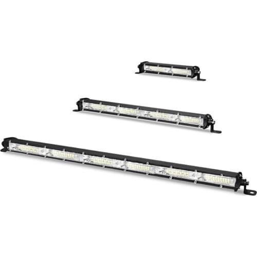 7'' 13'' Ultra Slim Led Light Bar Driving Light Work Light Flood Beam For ATV Off Road Car SUV UTV 12V 24V