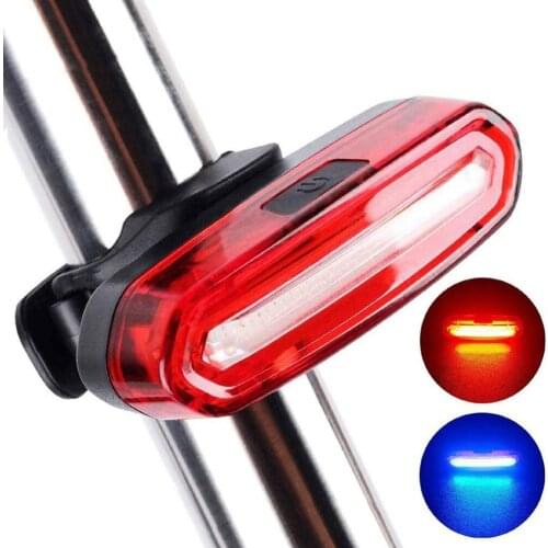 Bike Taillight USB Charging LED MTB Road Bike Waterproof Rid Cycling Night Warning Rear Lamp Flashing Bicycle Light For Bicycle