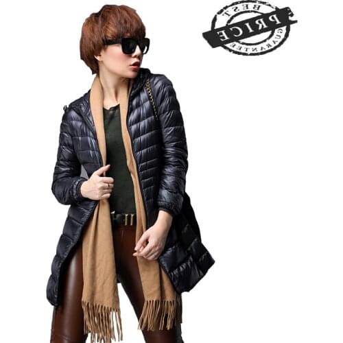 High Quality 2021 Winter Casual Ultralight Down Coat Women Winter Jacket Womens Down Jackets Long Thin Down Coat YYJ6a