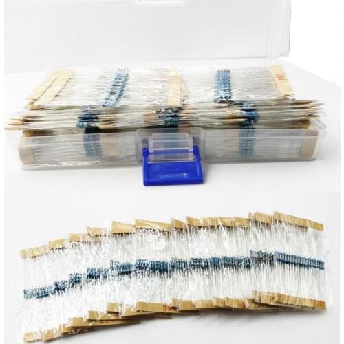 1460PCS 1/4W 1% 73 Values X 20PCS Metal Film Resistor Assortment Kit electronic diy kit resistor