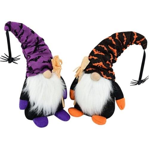 1 Pcs Dwarf Ornaments Thanksgiving Halloween Gifts Faceless Doll Ornaments Long-legged Dwarfs Handmade Home Bedroom Decorations