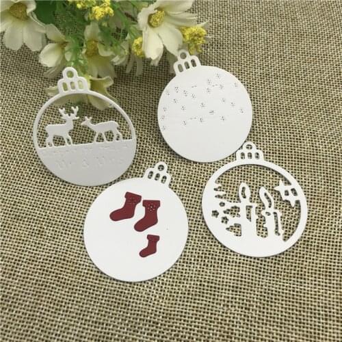 4pc Christmas bell snowflak Metal Cutting Dies Stencils For DIY Scrapbooking Decorative Embossing Handcraft Die Cutting Template