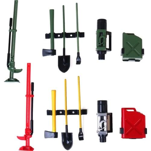 6Pcs 1/10 Scale Plastic Accessory Tools For D90 RC Rock Crawler Truck Remote Control Toy Accessories