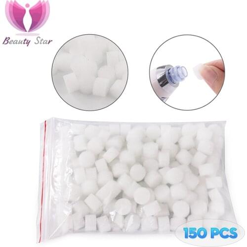 Microdermabrasion Accesories -12mm Replacement Filter Sponge For Vacuum Blackhead Remover Comedo Suction Machine (150PCS)