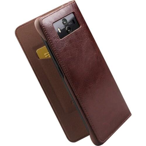QIALINO Business Style Cover for Huawei Mate 10 Fashion Genuine Leather Case with Smart Sleep Wake Function for Mate10 5.9 inch