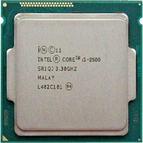 For PC Computer 1pc I5-2500 LGA 1155 3.3GHz Quad Core Processor CPU Durable Metal Desktop PC Processors Pohiks