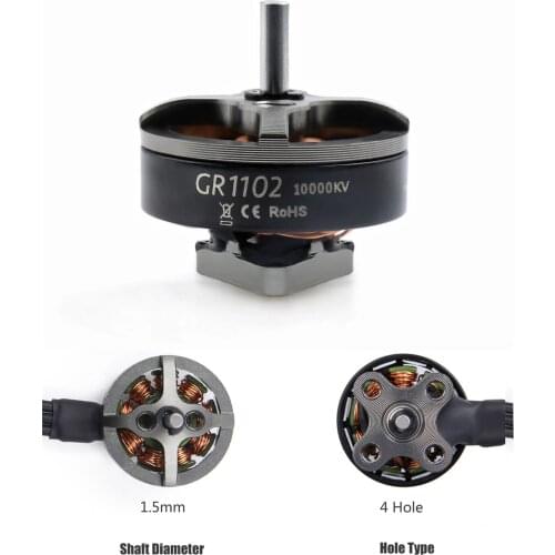 GEPRC SPEEDX Micro FPV Toothpick Whoop Quadcopter Brushless Motor GR1102 10000KV
