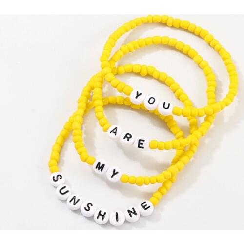 Funszhe Yellow Bracelets