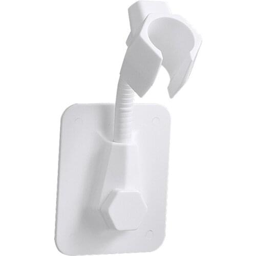 Hot Sale 3pcs Shower Head Holder 360 Degree Adjustable Handheld Showerhead Bracket Adhesive Shower Wall Mount Holder Drill Free