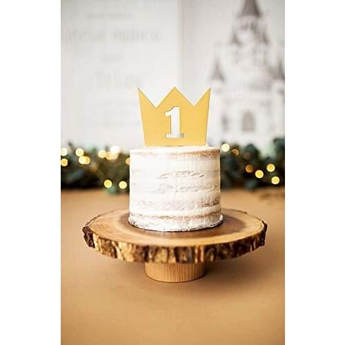 Crown Cake Topper First Birthday Cake Smash Photos or Party Birthday 1st Birthday Boho Wild Things or Prince Fairytale Theme