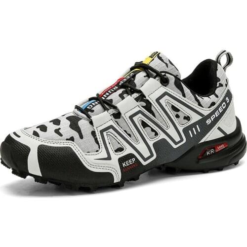 Outdoor fashion leisure sports mens shoes cross-country running outdoor mountain climbing walking leisure sports mens shoes