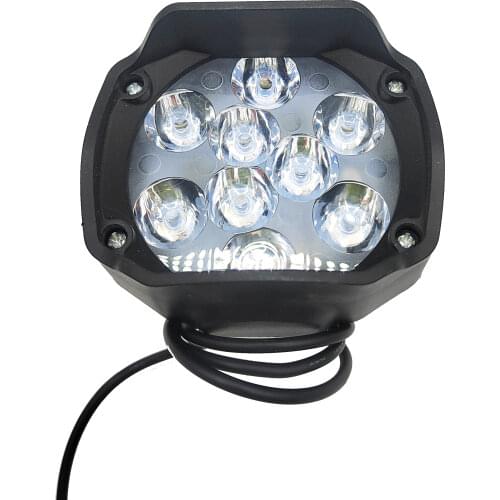 Ebike LED Light 24V 36V 48V 60V 72V 15W electric bike headlight Waterproof for Electric bicycle motorcycles front Light