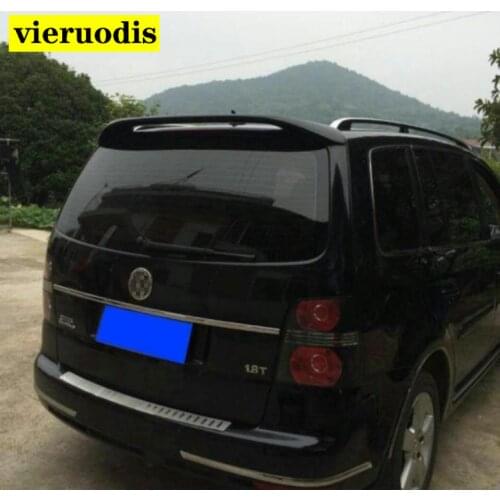 For VW Touran Spoiler High Quality ABS Material Car Rear Wing Primer Color Rear Spoiler For Volkswagen Touran Spoiler 2008-2013