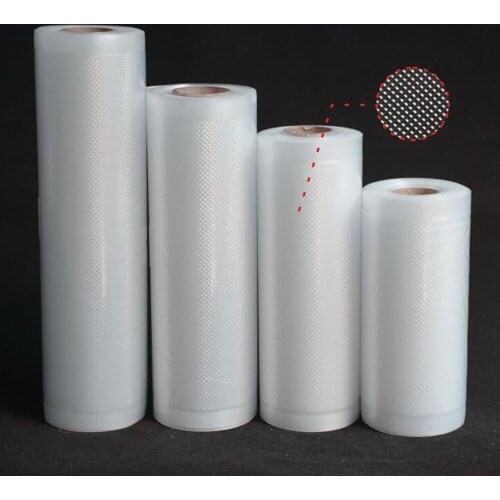 1roll Vacuum storage bag Compression bag Food packaging bag Household and commercial Single-sided Storage bag smell proof bags