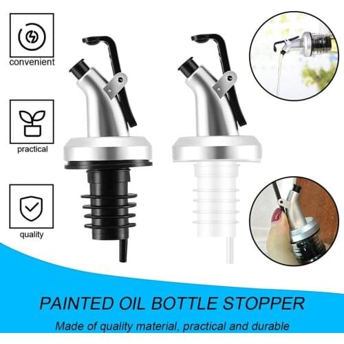 1 PCS Bottle Stopper Leak Proof Wine Bottle Kitchen Tools Gadget Stopper Cap Wine Pourer Dispenser Olive Oil Sprayer Gravy Boats