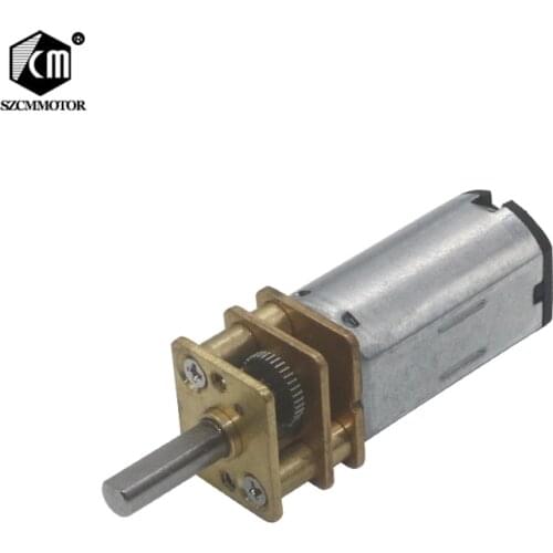 Wholesale 10pcs Micro Gear Motor 6V at 26RPM to 2000RPM 12V at 52RPM to 4000RPM Geared Motor Mini Gearmotors