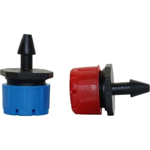 25 Pcs 8 hole Garden Irrigation Misting Micro Flow Dripper Drip Head 1/4'' Hose Drip irrigation system Watering