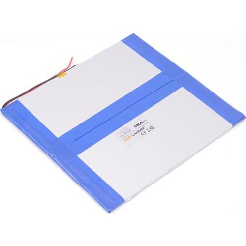 3.7V 5800mAh 40140100 Lithium Polymer Li-Po Rechargeable Battery cells For GPS PSP DVD Power bank PAD DIY E-Book Tablet PC