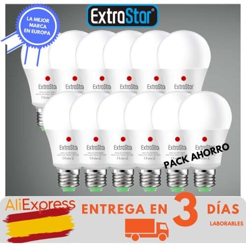 ExtraStar®9W E27 light bulb with Twilight Sensor dawn until sunset on/off automatic