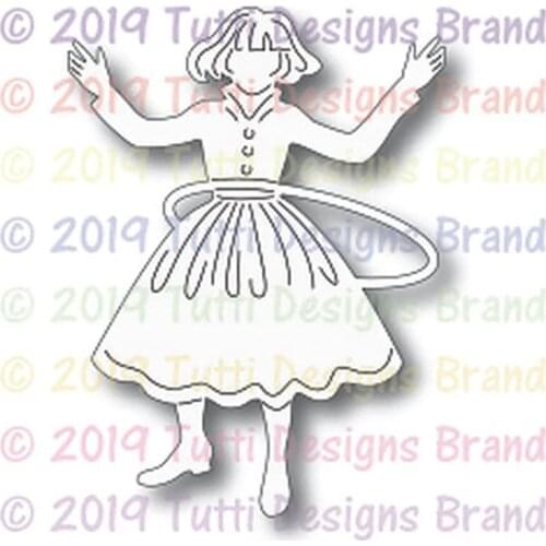 Hula Girl 2021 Metal Cutting Dies for DIY Scrapbooking and Card Making Decor Embossing Craft No Stamp