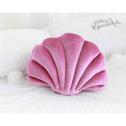 Seaside Shell Plush Sleeping Pillow Stuffed Insert Cushion Baby Kids Couch Chair Pad