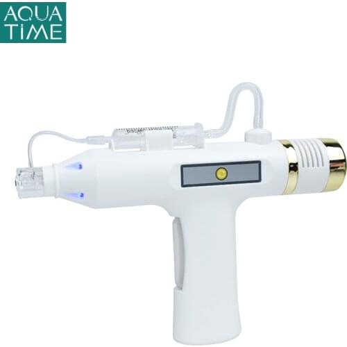 Nano Microneedle Mesotherapy Injector Meso Gun Red Blue Phototherapy Skin rejuvenation Hot Cold Facial Device
