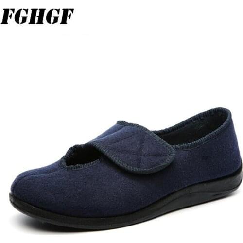 Spring and autumn new products for the elderly can adjust the widening of the net cloth shoes Foot swelling and deformities can