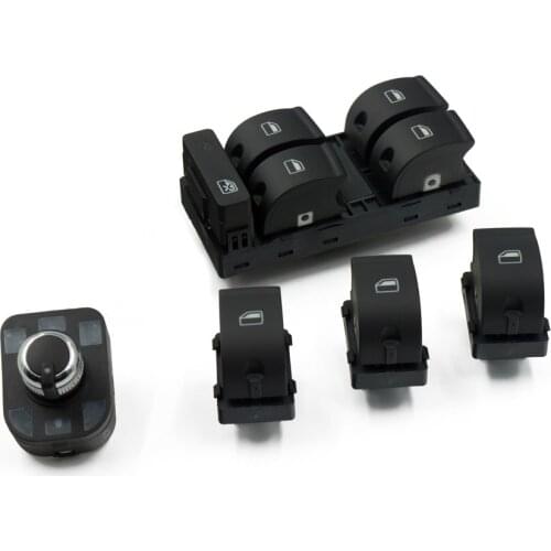 New 8E0959851 8E0959855 4F0 959 565 Power Electric Master Window Mirror Control Switch For AUDI A4 S4 B6 B7 RS4 SEAT Exeo