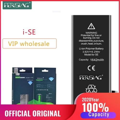 Wholesale (Made in 2020) FERISING New OEM Phone Battery For iPhone SE Original 0 Cycle bateria i-SE Replacement Batteries