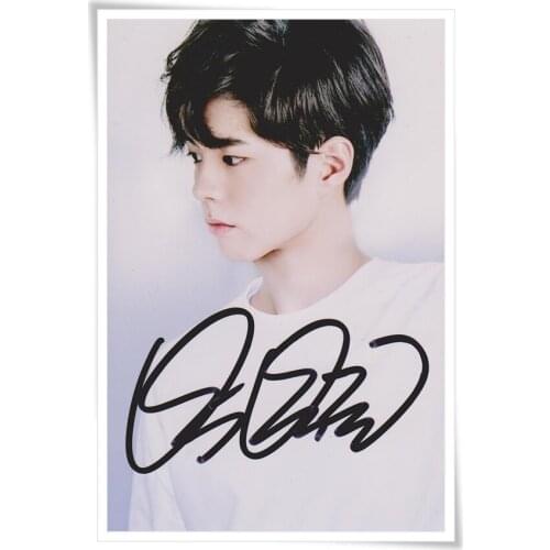Park Bo Gum autographed signed with pen photo picture 4*6 inches freeshipping 11.2016 10