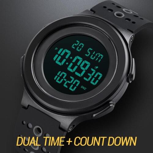 SKMEI 1733 Sport Mens Watch 10 Years Battery Waterproof Silica Gel Strap LED Digital Man Wrist Watch relogio masculino