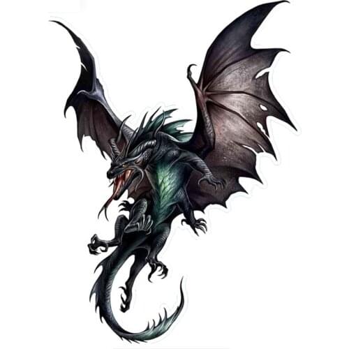 Awesome Pterosaur Colorful Car Stickers Bumper Trunk Laptop Rear Windshield Accessories High Quality Decal Kk16*12cm