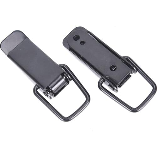 2Pcs/Set Universal Auto Bumper Durable Security Hook Lock Clip Kit Clip Hasp for Racing Car Truck Hood Quick Release Fastener