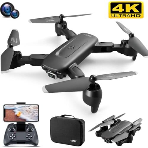 V12 RC Drone 4K Profesional HD Wide Angle Camera RC Quadcopter With 1080P WiFi Fpv Portable Mini Foldable Drone Child Toys