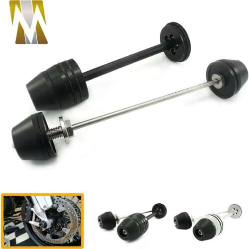 For R1200GS R 1200GS 2016 2015 2014 Motorbike Frame Slider Crash Guard Front Rear Wheel Fork Axle Sliders Protector Accessories