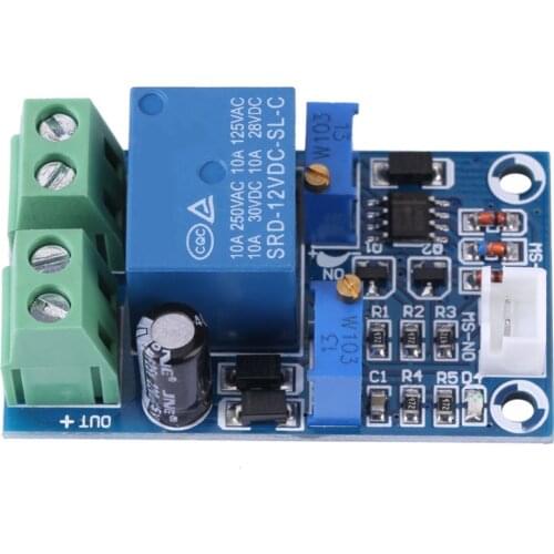 1pc 12V Undervoltage Protection Board Battery Low Voltage Cut off Automatic Switch On Recovery Protection Module