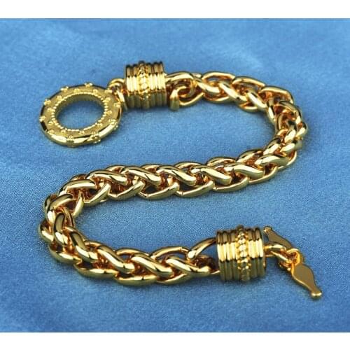 Fashion Personality Bracelet Weave Chain Design Punk Geometry Gold Jewelry For Women Hip Hop Rock Party Gothic Accessories Gift