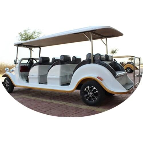 Four wheel electric view of patrol battery car Light car retro master sightseeing car vacation sightseeing car ferry car