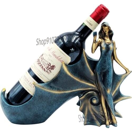 European Style Red Wine Shelf Decoration Wine Cabinet Decoration Home Wine Wine Bottle Shelf Tv Cabinet Personality