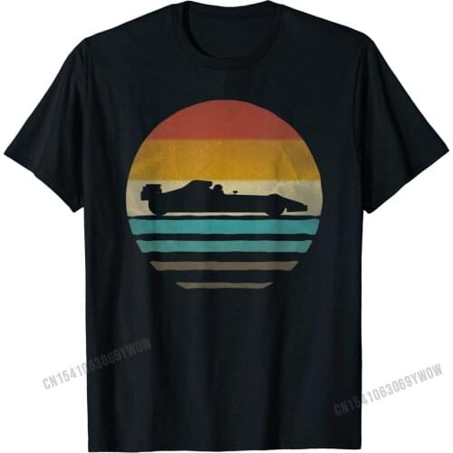 Formula Racing Retro 70s Vintage Silhouette Distressed Gift T-Shirt Casual Cotton Youth Tops T Shirt Casual Latest T Shirts