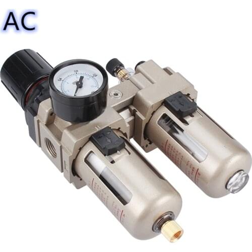 Air source two-piece AC2010-02 3010-03 4010-04 5 pressure regulating valve pressure reducing valve filter SMC type