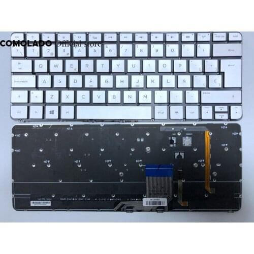 SP Spanish keyboard for HP Spectre 13-3000 13-3011ea 13-3000ed with backlight no frame keyboard SP Layout