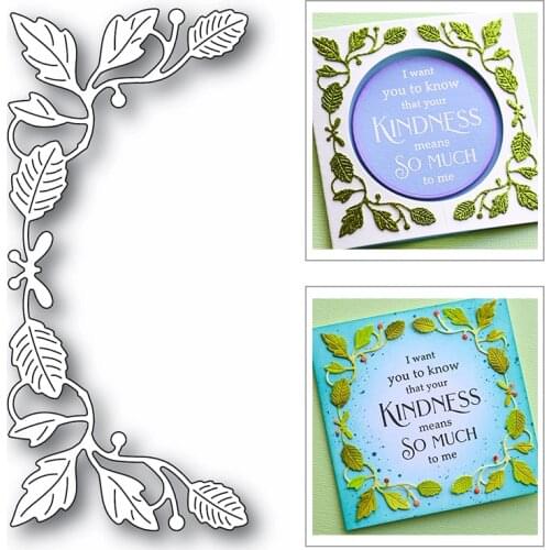 Leaves Arch Shape Border Frame 2020 New Metal Cutting Dies for DIY and Scrapbooking Embossing Decoration Card Making No Stamps