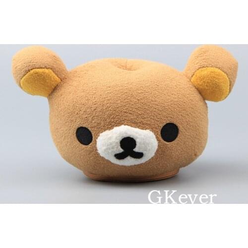 Anime Multifunctional Rilakumma Novelty Plush Piggy Bank Money Saving Box Soft Plush Toy Dolls 18*22 cm