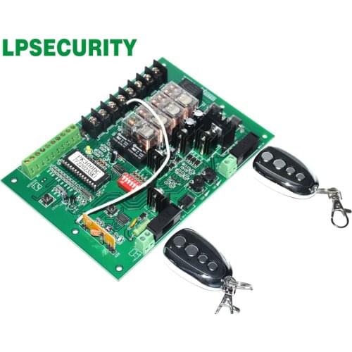 LPSECURITY Swing Gate Opener motor Controller circuit card mother board for 24VDC motor use only