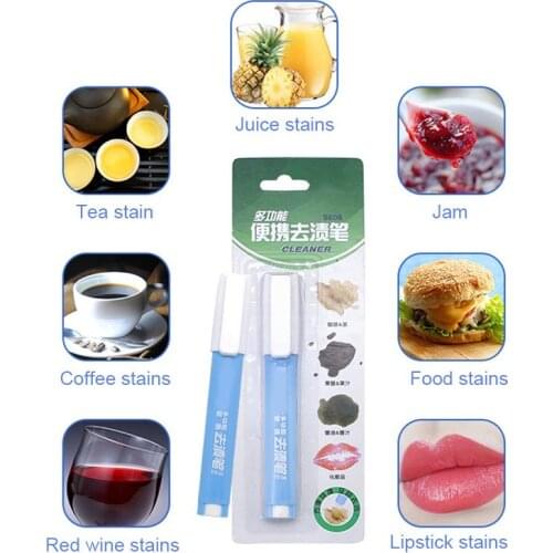 Portable Decontamination Pen Dust Cleaner Oil Stain Cleaning Pen Brush Rub Wipe Fabric Cloth Stain Remover Pen SCIE999